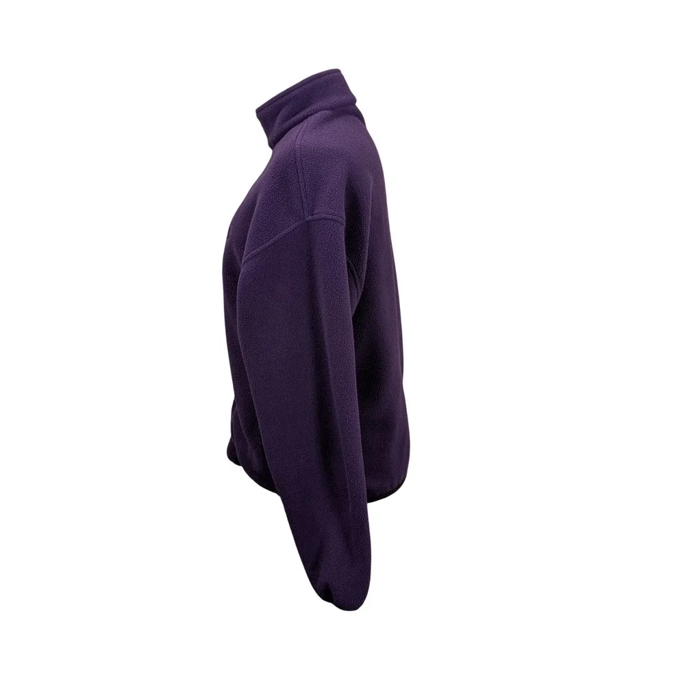 Vintage Speedo Purple Fleece Jacket Mens Small‎ Full Zip Athletic Outdoor